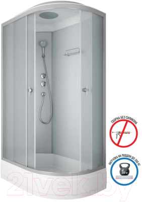 Душевая кабина Niagara Eco E120/80/26L/MT 120x80x215