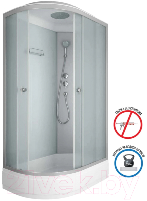 Душевая кабина Niagara Eco E120/80/26R/MT 120x80x215