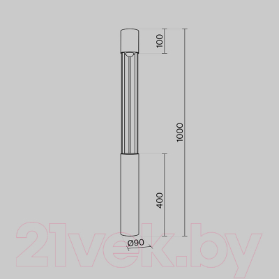 Светильник уличный Maytoni Mill O427FL-L12GF3K