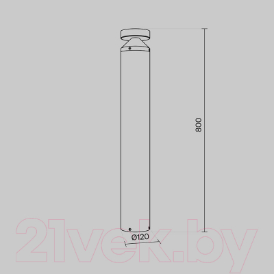 Светильник уличный Maytoni Olten O591FL-L12GF3K1