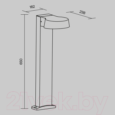 Светильник уличный Maytoni Share O443FL-L12GF3K