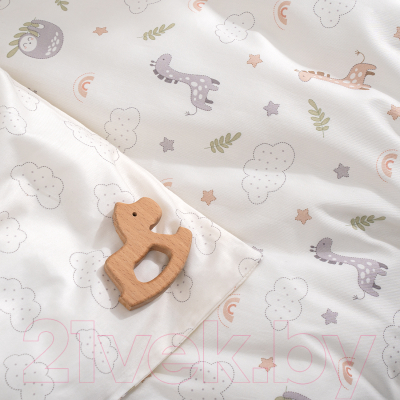 Комплект постельный для малышей Perina Fancy Zoo / F3-02.0