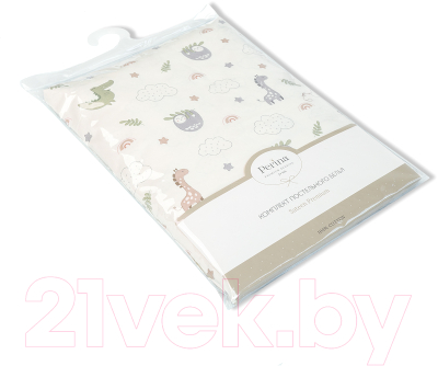 Комплект постельный для малышей Perina Fancy Zoo / F3-02.0