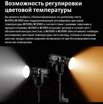 Осветитель студийный Godox Knowled M200Bi / 29880 - фото