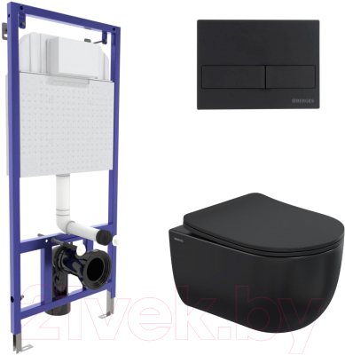 Унитаз подвесной с инсталляцией Berges Ventas / 043324 - фото