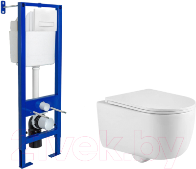 Унитаз подвесной с инсталляцией Berges Tornas / 043328 - фото