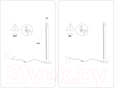 Торшер Ambrella TN71342 WH