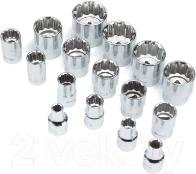 Набор головок слесарных Norgau ND1916-A5/16-1.1/4 / 063792816 - фото