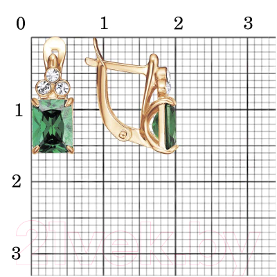 Серьги Красная Пресня 34814349Из