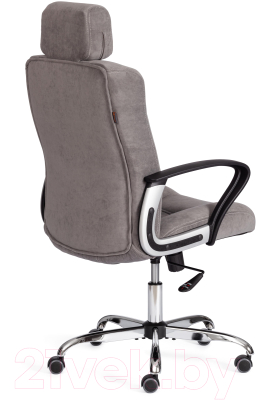 Кресло офисное Tetchair Oxford хром/флок