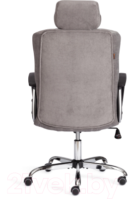 Кресло офисное Tetchair Oxford хром/флок