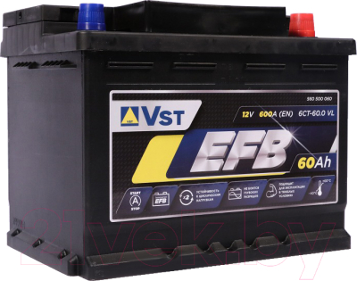 Автомобильный аккумулятор VST 560500060 - фото