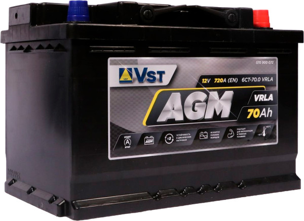 Автомобильный аккумулятор VST 570900072 - фото