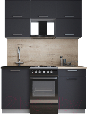 Кухонный гарнитур Интерлиния Мила Gloss 50-15 - фото