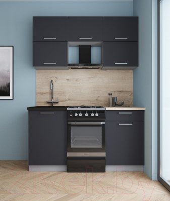 Кухонный гарнитур Интерлиния Мила Gloss 50-15