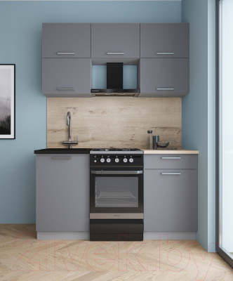 Кухонный гарнитур Интерлиния Мила Gloss 50-15