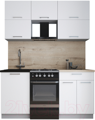 Кухонный гарнитур Интерлиния Мила Gloss 50-16 - фото