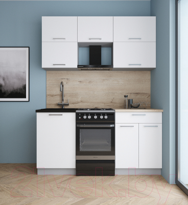 Кухонный гарнитур Интерлиния Мила Gloss 50-16