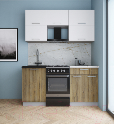 Кухонный гарнитур Интерлиния Мила Gloss 50-16