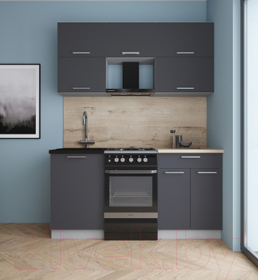 Кухонный гарнитур Интерлиния Мила Gloss 50-16