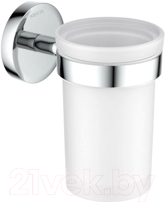 Стакан для зубной щетки и пасты Aquatek Европа AQ4104CR - фото