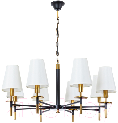 Люстра Arte Lamp Riccardo A4075LM-8BK - фото