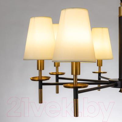 Люстра Arte Lamp Riccardo A4075LM-8BK