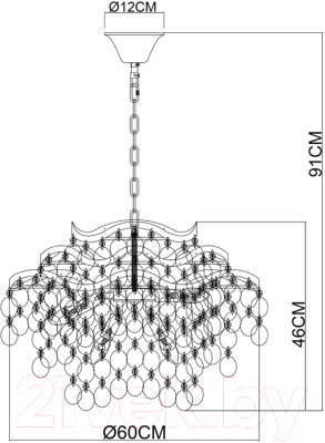 Люстра Arte Lamp Pipirima A4065SP-9SG
