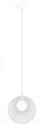 Потолочный светильник Arte Lamp Layla A2808SP-1BK