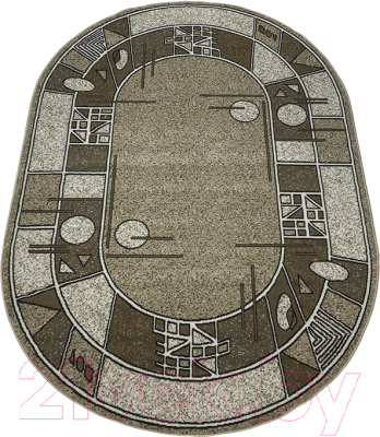 Ковер Белка Лайла Де Люкс Овал / 15804_10822 - фото