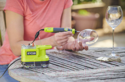 Прямая шлифовальная машина Ryobi One + RRT18-0 (5133004939)