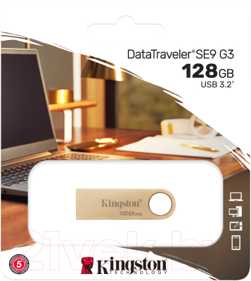 USB flash накопитель Kingston DataTraveler SE9 G3 128GB (DTSE9G3/128)