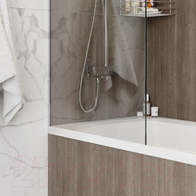 Стеклянная шторка для ванны Teymi Timo 70x140 / T00273