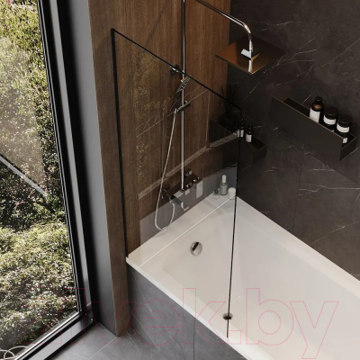 Стеклянная шторка для ванны Teymi Timo 70x140 / T00274