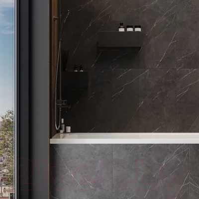 Стеклянная шторка для ванны Teymi Timo 70x140 / T00274