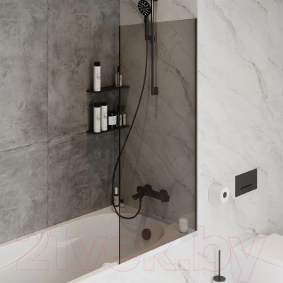 Стеклянная шторка для ванны Teymi Timo S 70x140 / T00275