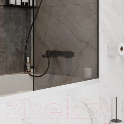 Стеклянная шторка для ванны Teymi Timo S 70x140 / T00275