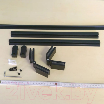 Стеклянная шторка для ванны Teymi Anni S 80x140 / T00278