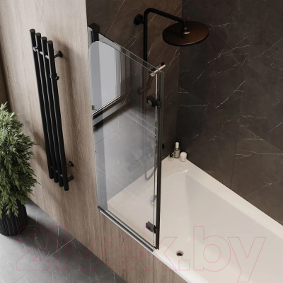 Стеклянная шторка для ванны Teymi Anni 100x140 / T00280