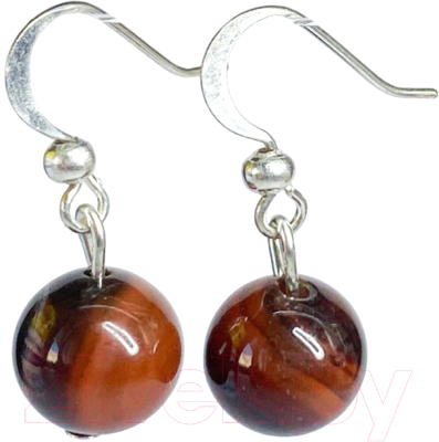 Серьги Wolves Элитный Агат 40767 №1 - фото