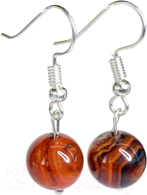 Серьги Wolves Элитный Агат 40768 №2 - фото