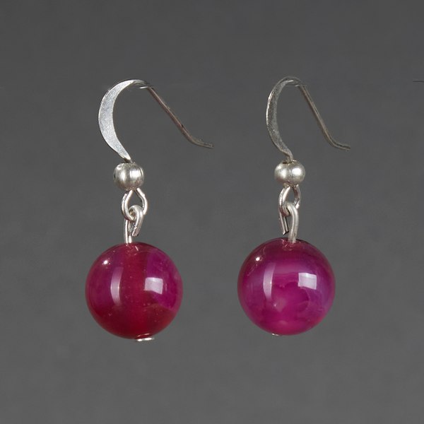 Серьги Wolves Элитный Агат 40775 №1 - фото