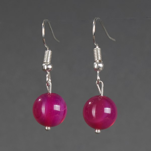 Серьги Wolves Элитный Агат 40776 №2 - фото