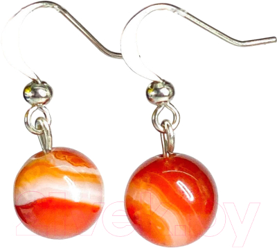 Серьги Wolves Элитный Агат 40779 №1 - фото