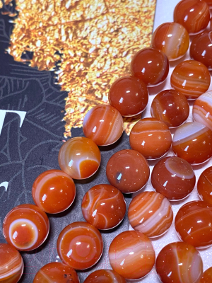 Серьги Wolves Элитный Агат 40779 №1