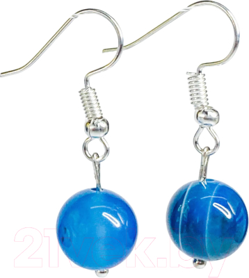 Серьги Wolves Элитный Агат 40788 №2 - фото