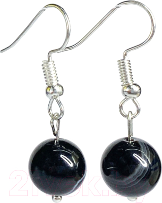 Серьги Wolves Элитный Агат 40796 №2 - фото