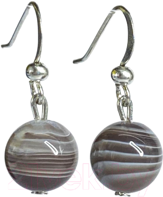 Серьги Wolves Элитный Агат 40799 №1 - фото