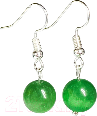 Серьги Wolves Элитный Кошачий глаз 40848 №2 - фото