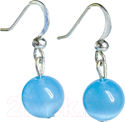 Серьги Wolves Элитный Кошачий глаз 40851 №1 - фото